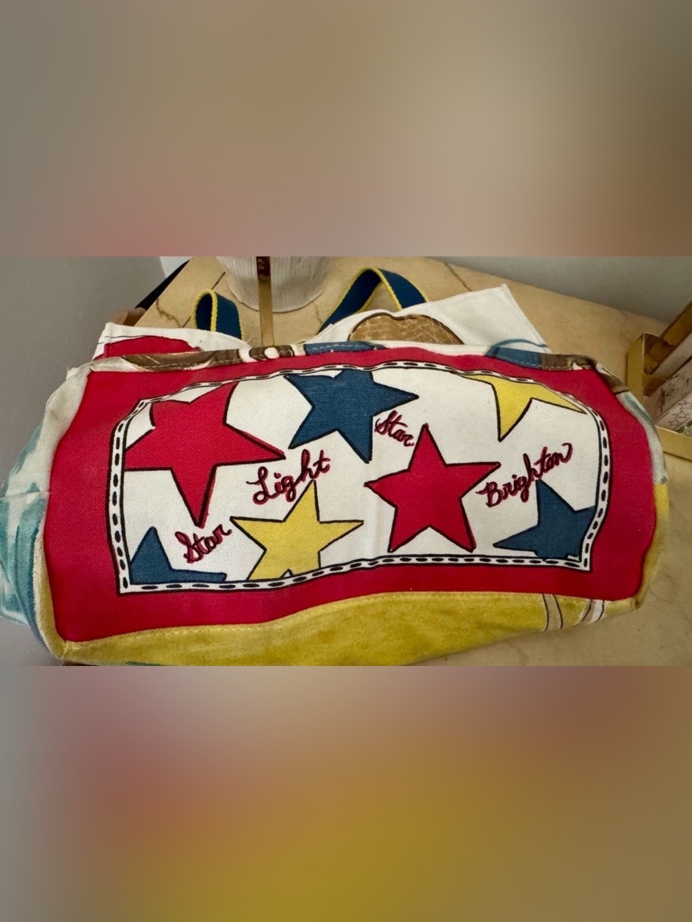 Brighton Canvas Oversized Tote - Picture 6 of 6